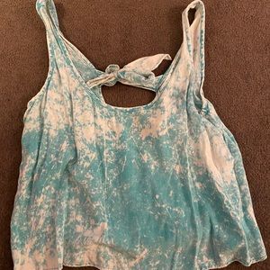 Marble shirt with tie on back!